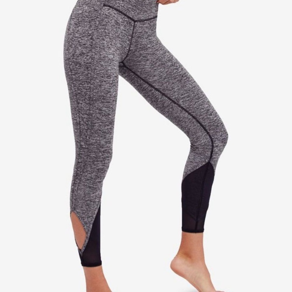 Free People Movement Ace High Rise Mesh Cut Out Legging Women’s Size XS